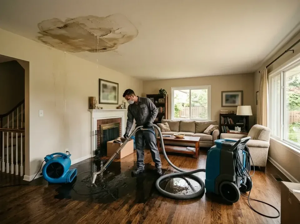 attic-pipe-burst-ceiling-drip-008 — frequently asked questions, Water Damage Restoration & Carpet Care in Shorewood Hills, WI